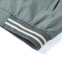 Blouson d'hiver zippé personnalisé en toile de coton rembourré, imprimé sur mesure, couleur personnalisée