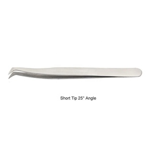 แหนบต่อขนตาแบบมุม25องศา,อุปกรณ์เสริมความงามทำจากสเตนเลสสตีล - Product Image 1