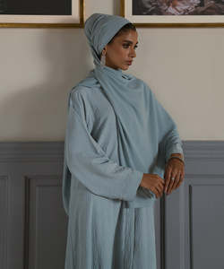 Ropa de tela personalizada mujeres Abaya vestido musulmán de alta calidad islámico de talla grande vestidos musulmanes abayas para damas - Product Image 5