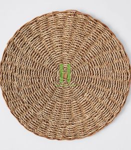 Nuevo producto, manteles redondos de algas marinas para centros de mesa de comedor, decoración hecha a mano de fábrica directa, Vietnam, OEM Seagrass - Product Image 1