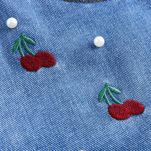 2026 Vente en gros Haute Qualité Personnalisé Taille Mi-Haute Femme Broderie Coupe Droite Vintage Imperméable Écologique Nylon/Coton Ourlet Relevé - Product Image 4