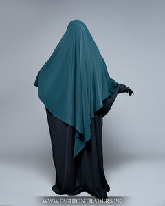 Vente en gros de robe hijab khimar de style modeste pour femmes musulmanes en tissu de polyester pour vêtements islamiques prières pour les soirées - Product Image 2