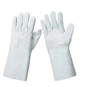 Gants de sécurité de travail professionnels en croûte de cuir, vente en gros de gants de travail personnalisés - Product Image 4