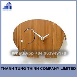 Reloj de pared de madera ecológico personalizado mejor valorado con diseño para colgar en la pared El mejor precio para mayoristas - Product Image 4