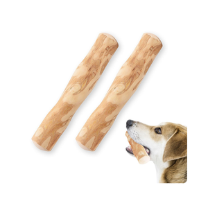 A diferencia de los masticables de cuero crudo o sintéticos, los masticables de madera de café no se astillan fácilmente, lo que los convierte en una opción más segura para su mascota - Product Image 3