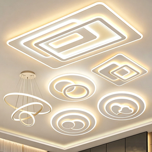 โคมไฟระย้า LED สไตล์โมเดิร์นมินิมอล แสงสีขาวเย็น 3500K แบบฝังติดตั้งฐานโลหะ ครอบคริสตัลและกระดาษ ขนาดใหญ่ สำหรับห้องนั่งเล่น IP44 - Product Image 6