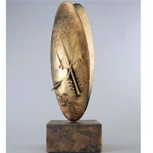 Sculpture Abstraite d'Art Métallique en Laiton et Aluminium, Figurine Décorative d'Art Métallique pour Hôtel, Statue d'Art Métallique, Décoration de Table pour la Maison - Product Image 5