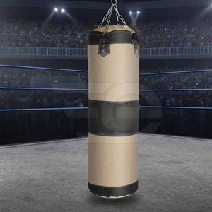 Sacs de frappe en cuir, remplis, durables, pour l'entraînement de boxe, MMA, fitness, gym, entraînement à domicile, équipement sportif - Product Image 2