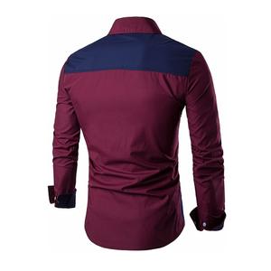 Camisa de Vestir para Hombre, Diseño Transpirable, Precio de Fábrica, Alta Calidad, Algodón y Fibra de Bambú, Lisa, Manga Larga - Product Image 3