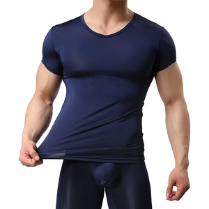 Best Selling Price Compression T-shirt Custom Breathable Sweat T-shirt Compression <b>Running</b> Training Sports Workout Gym Men's - Product Image 1