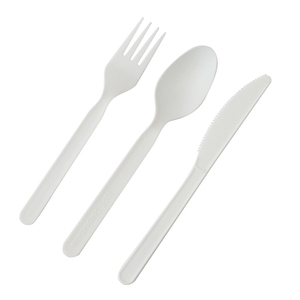 Cubiertos de alta calidad con logotipo personalizado, cubiertos biodegradables PLA, hechos en Vietnam - Product Image 2