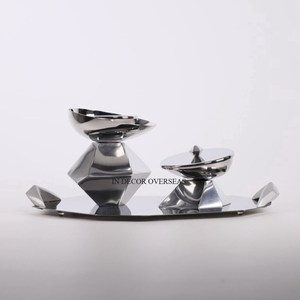 เครื่องหอมกระจายกลิ่นหอมกลิ่นหอมสไตล์ผีเสื้อสีเขียวชุบทองดูสง่างาม - Product Image 4