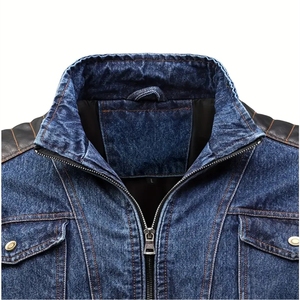 2025 homme conception personnalisée veste en jean Style Vintage veste en jean personnalisée hiver haute qualité vêtements pour hommes - Product Image 3