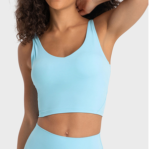 Sujetador deportivo para mujer, ropa de rendimiento a prueba de golpes, Top corto para niñas, Tops de gimnasio para damas, fabricante de ropa deportiva de China - Product Image 1