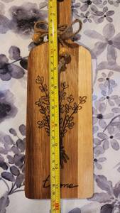 Tabla de Cortar y Bandeja para Servir de Madera - Resistente y Apta para Lavavajillas - Product Image 3