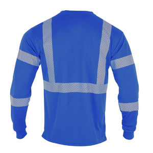 Peso ligero hombres Hi Vis camiseta transpirable Venta caliente invierno precio barato ropa de trabajo alta calidad Hi Vis camiseta ropa a granel - Product Image 4