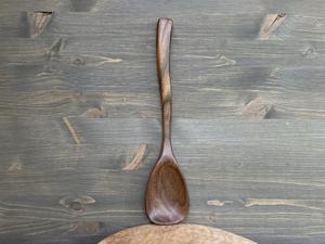 Cuchara de Madera Clásica Hecha a Mano, Utensilio de Cocina de Madera Natural para Mezclar y Servir, Ecológico, 10 ml, Herramienta de Cocina, Utensilios para el Hogar - Product Image 1