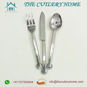 ชุด Flatware ผู้ส่งออกชุดช้อนส้อมกระจกสแตนเลสทํามือคุณภาพสูงพร้อมใช้สําหรับผู้ซื้อจํานวนมาก - Product Image 4