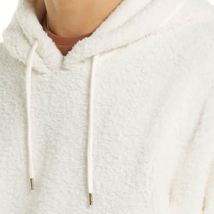 Sudadera con capucha de manga larga para hombre de alta calidad logotipo personalizado algodón poliéster polar nuevo diseño con patrón sólido para la temporada de otoño - Product Image 6