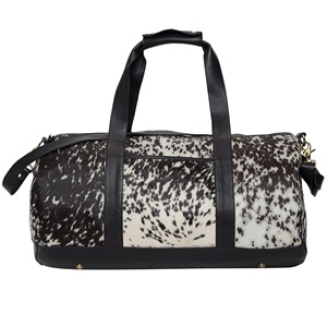 Automne bohème véritable cuir de vachette sac de sport gland personnalisé gymnastique sport fourre-tout fronde bandoulière Weekender voyage de nuit - Product Image 2