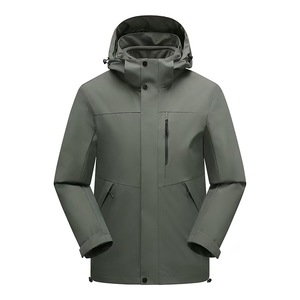 Chaqueta de Invierno de Alta Calidad para Adultos, Traje de Asalto de Carcasa Dura, Cortavientos, Impermeable, con Capucha, Bolsillos con Cremallera, Ropa Abrigada para Senderismo - Product Image 5