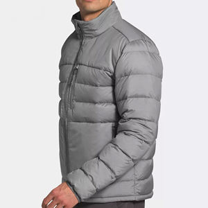 OEM ODM al por mayor logotipo personalizado 2025 moda Patchwork capucha hombre invierno al aire libre cortavientos acolchado Puffer chaquetas para hombres - Product Image 3