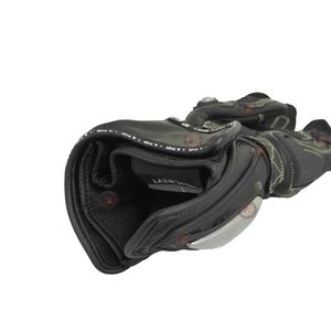 Guantes de Motociclismo de Cuero de Grano Completo Ligeros de Primera Calidad, con Protectores de Nudillos Metálicos, Guantes Largos Impermeables para Motocross - Product Image 4