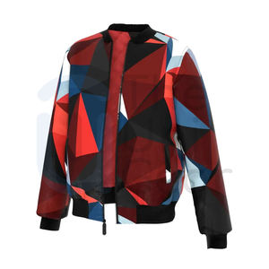 เสื้อแจ็กเก็ตบอมเบอร์โอเวอร์ไซส์สำหรับผู้ชายเสื้อแจ็กเก็ตบอมเบอร์ไซส์ใหญ่พิเศษพิมพ์โลโก้ตามท้องถนนสำหรับกิจกรรมกลางแจ้งขี่แข่งรถ - Product Image 1