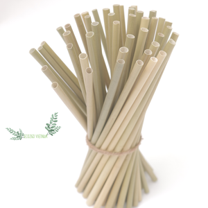 Disposable Vietnam-Made Grass Straws Drinkware Accessories for <b>Drinking</b> Handcrafted from Natural Grass Material - Product Image 1