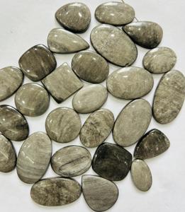 ขายส่งล็อตหินออบซิเดียนสีทองเงา เกรด AAA หินธรรมชาติ รูปทรงผสม ขนาดตามสั่ง สำหรับทำเครื่องประดับ - Product Image 3