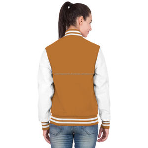 Veste universitaire en coton brodé de qualité supérieure MCACVJ-340 veste universitaire Streetwear à la mode pour femmes - Product Image 4