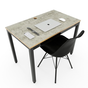 Bureau d'ordinateur en contreplaqué Concrete-Color UConcept HBUC038 100x60cm avec pieds - Product Image 3