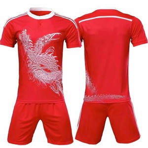 Top qualité à manches courtes respirant séchage rapide uniforme vêtements de football ensemble conceptions personnalisées sublimés maillots de football pour hommes 2025/2026 - Product Image 1