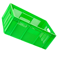 DPK18 Caisses de boulangerie en plastique de qualité supérieure 40x60x24cm Utilisation industrielle pour un stockage et un transport pratiques des assiettes et des bols