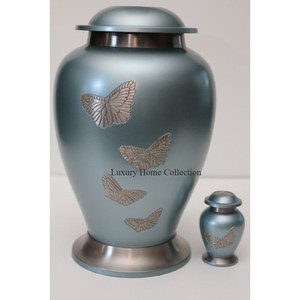 Urnas creativas de Metal de diseño diferente para cenizas de almacenamiento Diseño pequeño minimalista Última llegada Suministros funerarios al precio más bajo - Product Image 6