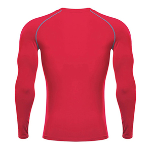 Chemises de compression pour hommes de haute qualité, vêtements de course, séchage rapide, respirant, manches courtes, coupe ajustée, OEM personnalisé - Product Image 3