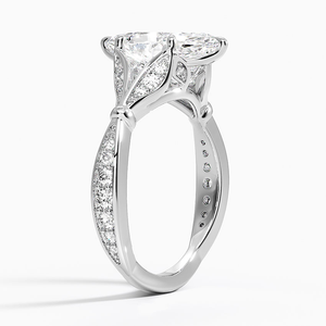 Classic 925 <b>Silver</b> <b>Solitaire</b> <b>Ring</b> Marquise Lab Grown Diamond Luxury Engagement Anniversary Wedding Gift for Women for Parties - Product Image 3
