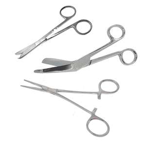 Juego de Hemostato y Tijeras Estándar Polacos, 3 Piezas, para Remover Suturas, Vendaje Lister, Pinzas Quirúrgicas, Fabricación OEM - Product Image 4