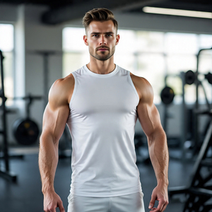 Camiseta sin mangas para hombre, ropa deportiva para correr, chalecos, camisetas sin mangas informales, camisetas sin mangas de secado rápido para hombre - Product Image 4