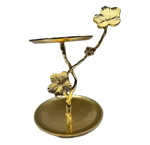 Customized Product Low MOQ Factory Price Table Centerpiece Metal <b>Cake</b> Display <b>Stand</b> <b>3</b> <b>Tier</b> Gold Plated by Decor impex - Product Image 6