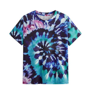 Nuevo estilo más popular Tie Dye Camisetas Tamaño personalizado Tie Dye Camiseta Mejor calidad Tie Dye Camiseta En stock - Product Image 1