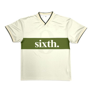 Camiseta de fútbol al por mayor de alta calidad nueva temporada modelo sublimación completa transpirable cuello en V Jersey para adultos cómodo - Product Image 1