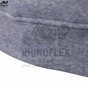 เสื้อฮู้ดผู้ชายไซส์ใหญ่สำหรับฤดูหนาว สไตล์สตรีทแวร์ ผ้าฟลีซ ระบายอากาศได้ดี คุณภาพสูง รับสกรีนโลโก้ สีพื้น ย้อมสีเรียบ โพลีเอสเตอร์/คอตตอน - Product Image 6