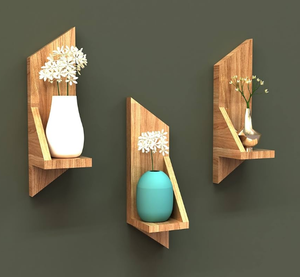 Best Deal Home Decor Floating <b>Wood</b> Shelf New Design <b>Wood</b> Grain Wall Storage Supermarket Rack - Product Image 6