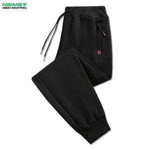 Pantalon de jogging léger pour homme 100% coton, taille plus, pantalon décontracté, automne hiver, coupe-vent, taille élastique, respirant, rapide - Product Image 3