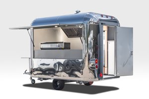 Mobile Food Truck Aluminum Body Motorized with Prep Space and Insulated Compartments for Outdoor Use - Product Image 4