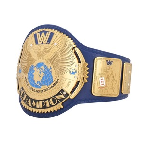 เข็มขัดหนังแท้สีน้ำเงินคุณภาพสูงสำหรับฝึกซ้อม2024แบบจำลองระดับแชมป์โดยหวังว่าจะเป็นสากล - Product Image 2