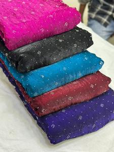 ผ้าไหมพื้นที่ทำเพื่อการแต่งกายวัสดุผ้าและวัสดุผ้าแพรเย็บปัก - Product Image 6