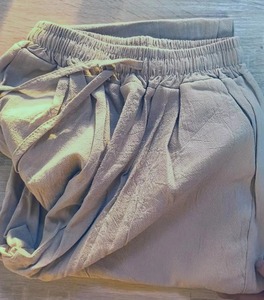 Pantalones de pierna recta de lino suelto de verano, pantalones finos de algodón y lino, pantalones casuales para hombre, de verano - Product Image 4