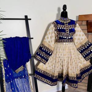 Tenue de mariage ethnique bohème vintage traditionnelle assortie pour couple afghan, longueur au sol, personnalisable, vente en gros - Product Image 3